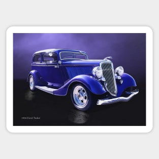 Ford Tudor Sedan 1934 Sticker